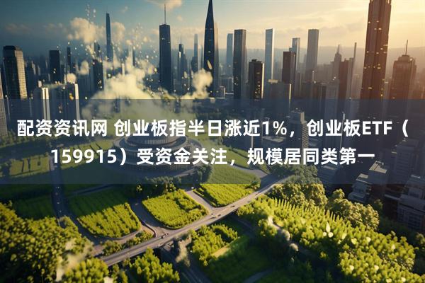 配资资讯网 创业板指半日涨近1%，创业板ETF（159915）受资金关注，规模居同类第一